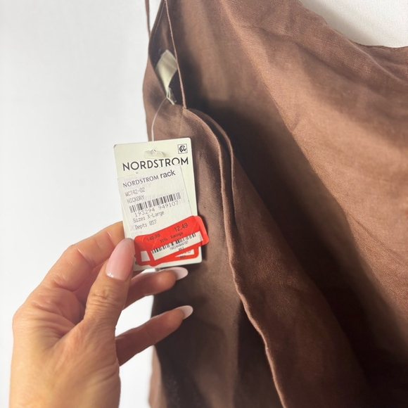 NWT Onia Top Size XL Brown - Picture 3 of 5